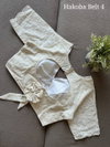Hakoba Belt 4 By Ruhi Zara 4 Off White Pure Cotton Designer Blouse Orders In India
